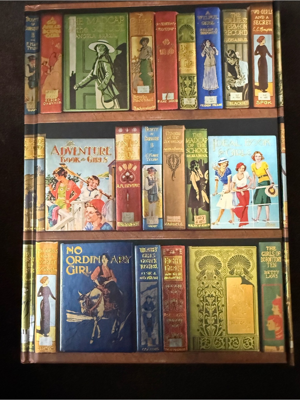 Decorative Vintage Bookshelf Notebook